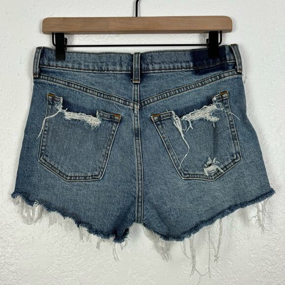 Abercrombie & Fitch The Mom Short Mid Rise Size 27/4 - Picture 2 of 4